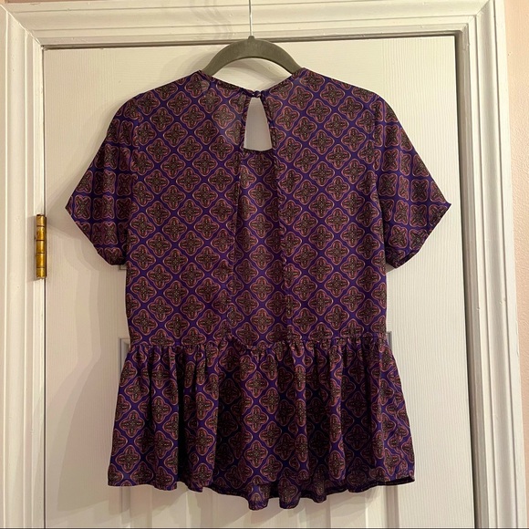 Peplum Top with Open Back- XS - Picture 3 of 6